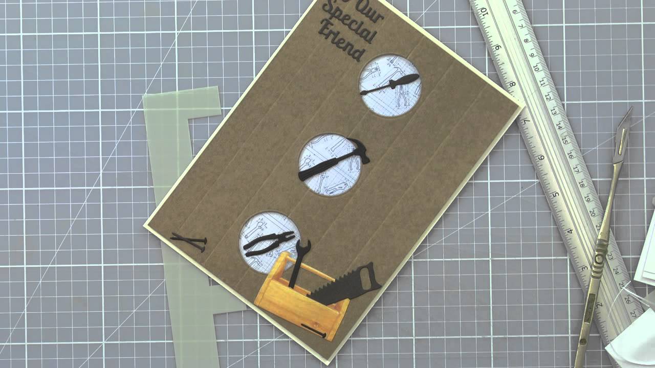 Square & Circle Aperture Card  and Border Dies