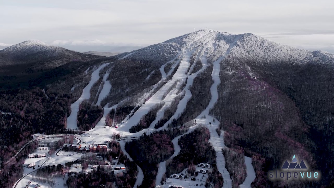 Burke Mountain Aerial Overview by Slopevue.com