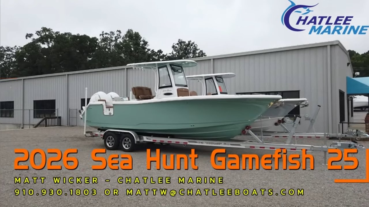 2026 Sea Hunt Gamefish 25! A Boat For Every Budget!! Under 140k!!! Buy 2026 model at 2025 pricing!!!