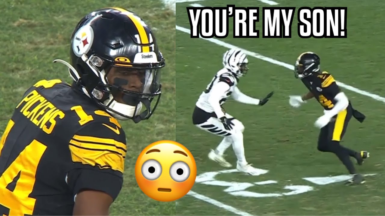 George Pickens &lsquo;SONNED&rsquo; Eli Apple 🥵 (WR Vs CB) Bengals Vs Steelers 2022 highlights