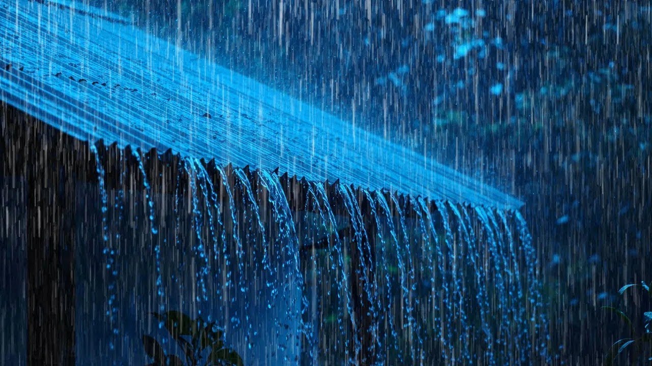 Deep Sleep Rain | Tropical Rain & Heavy Thunderstorm for Stress and Anxiety Relief