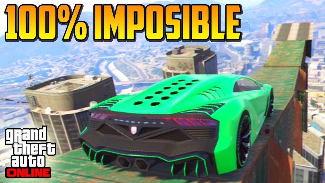 100% IMPOSIBLE!! SALTO FINAL ÉPICO!!! - Gameplay GTA 5 Online Funny Moments
