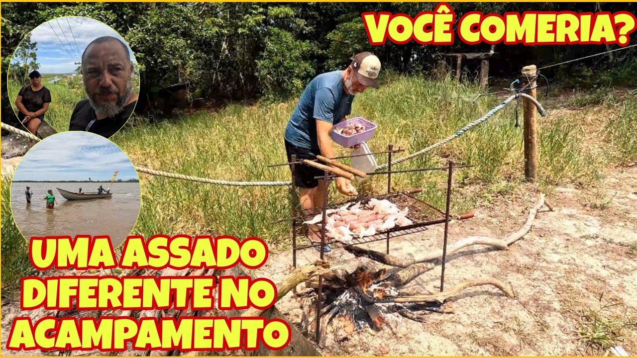 DESSA VEZ O ACAMPAMENTO VAI TER UM PRATO DIFERENTE TEM DEMAIS NO MAR PEQUENO / QUEBRANDO A ROTINA 