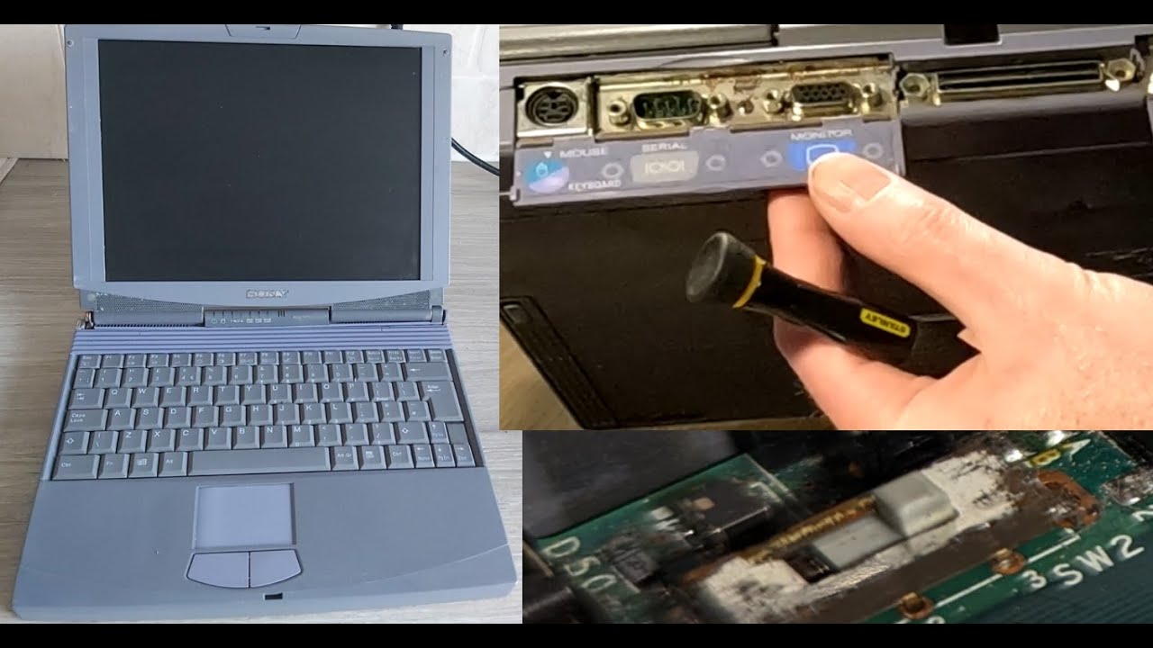 This early Sony Vaio PCG-747 laptop got damp, let's look at the damage.