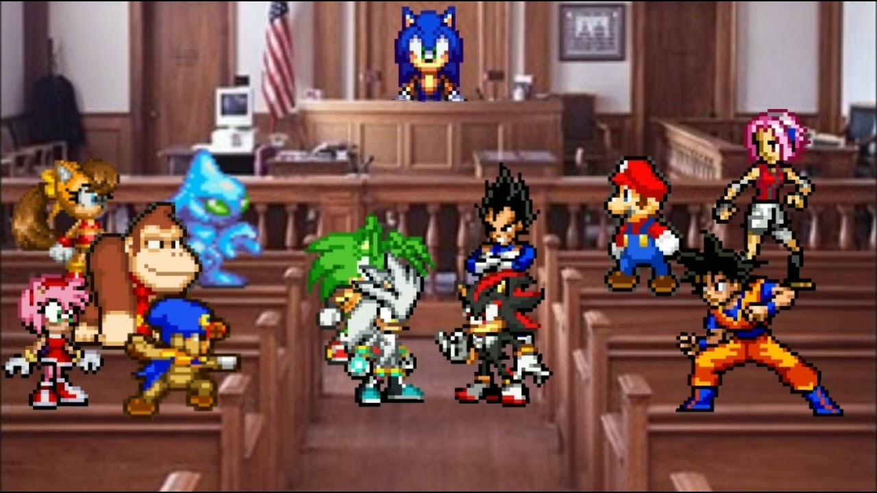 Hedgehog court Silver vs. Shadow (Remake)