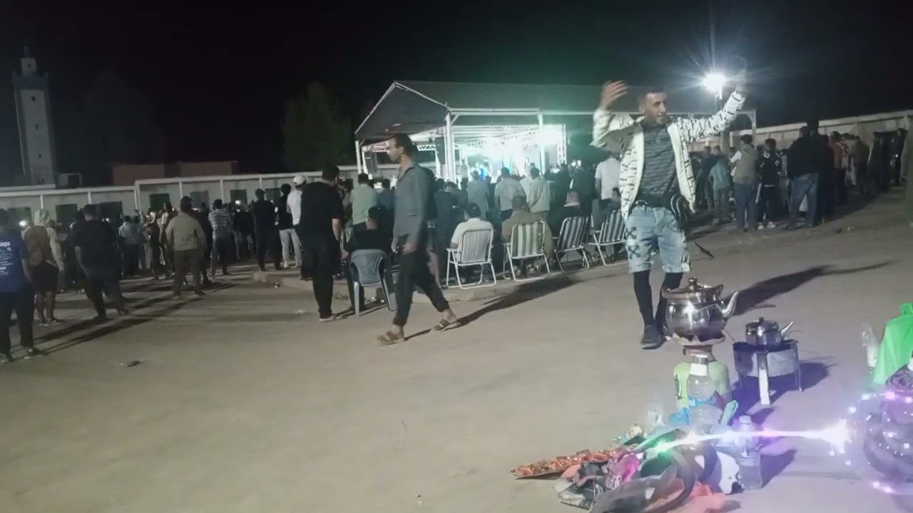 انرزف بيزنكاض الحسن في منصة مهرجان تزوكنيت جماعة تقي
