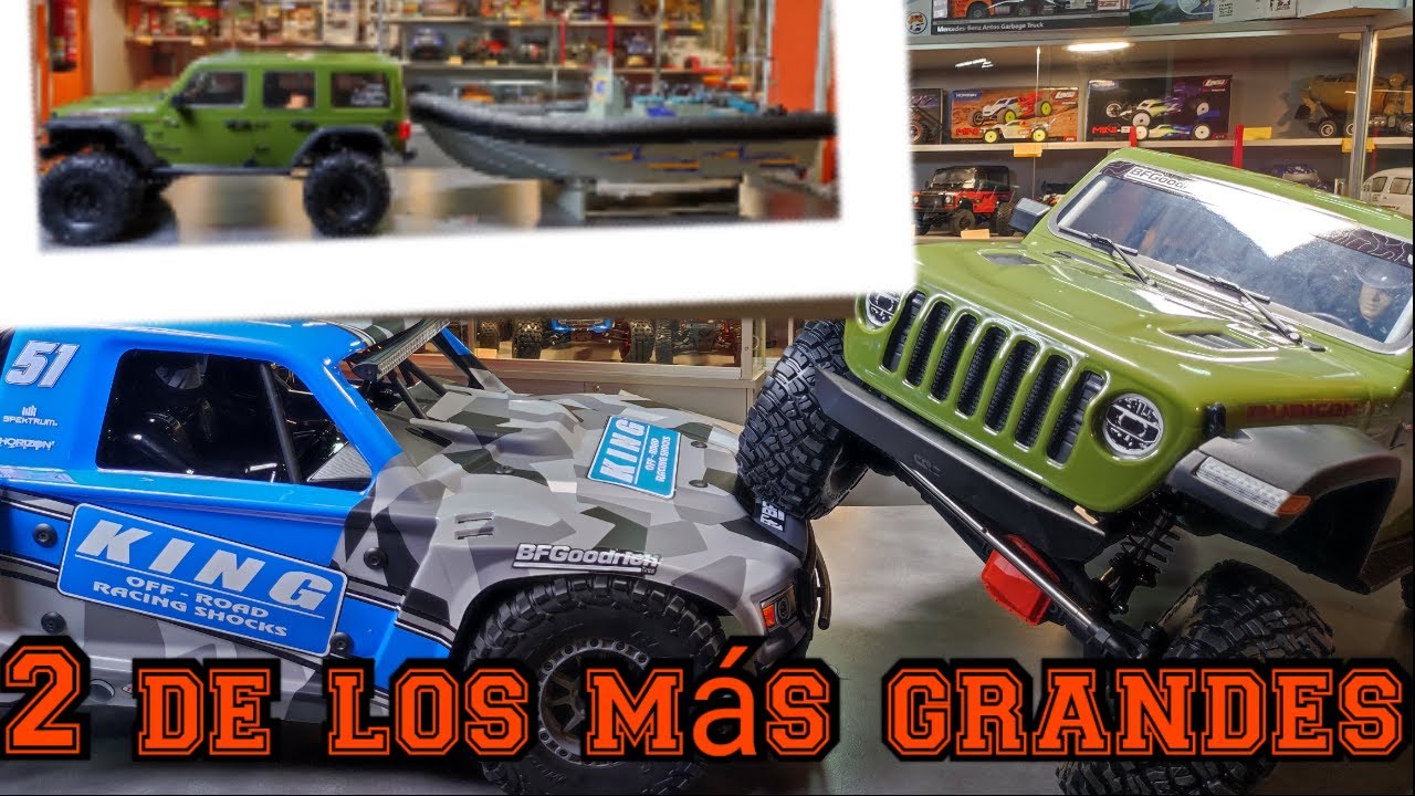 AXIAL SCX6 vs LOSI SUPER BAJS REY, los dos mas grandes se enfrentan ,Crawler o Short Course