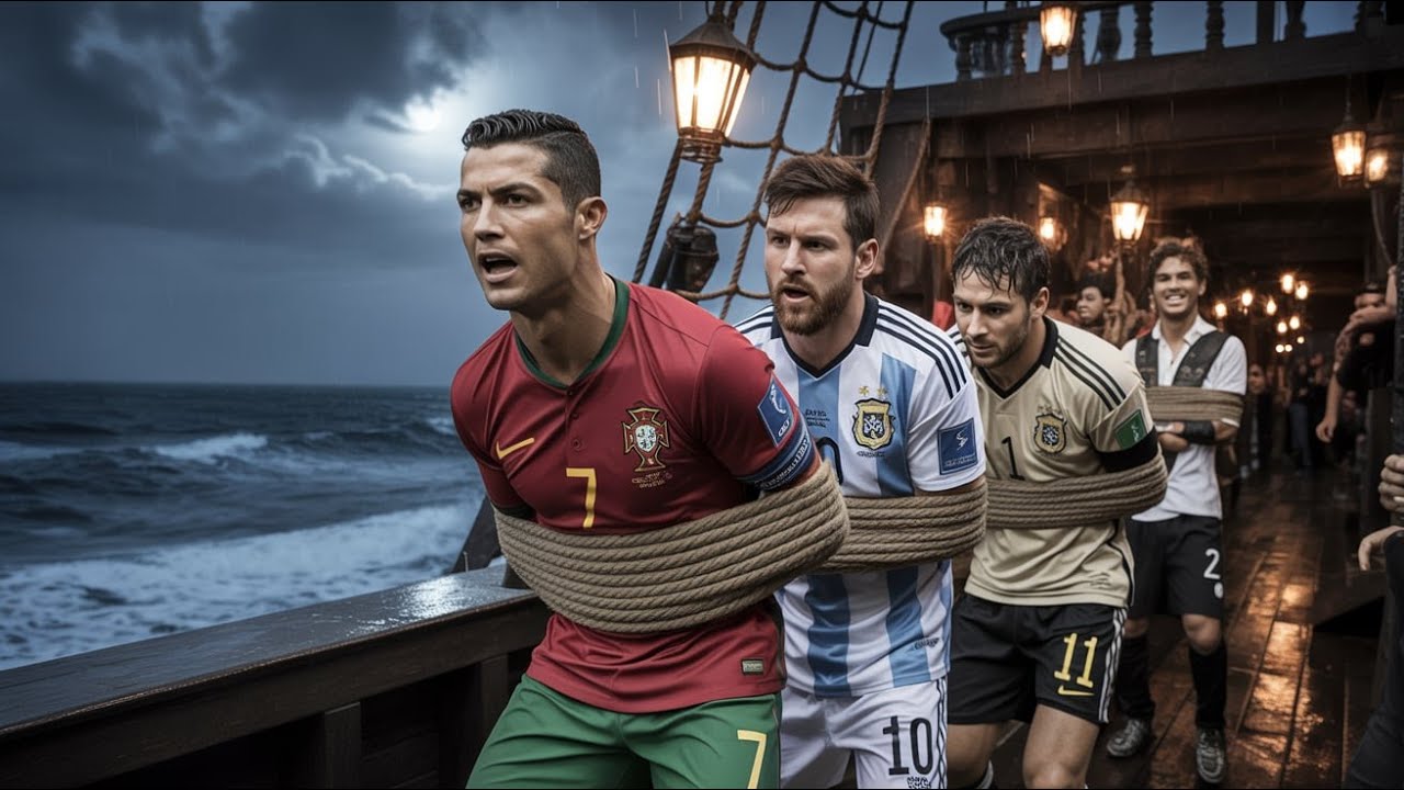 Ronaldo, Messi, and Neymar Robbery by sea