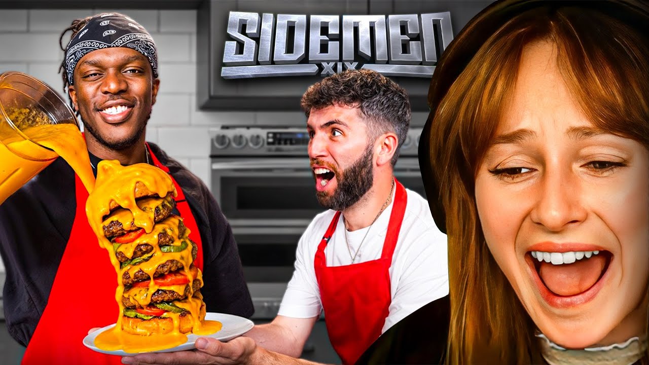 Freya Reacts to SIDEMEN 100,000 CALORIE COOK OFF