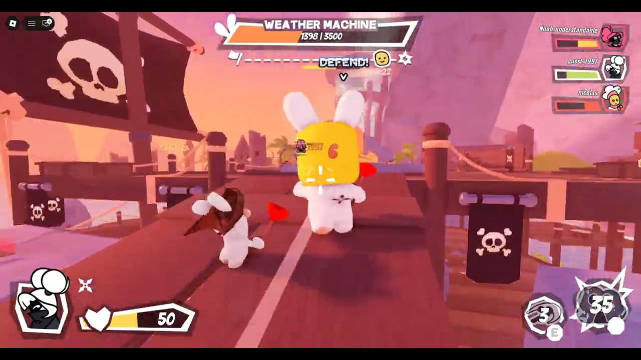 I played Rabbits Takeover