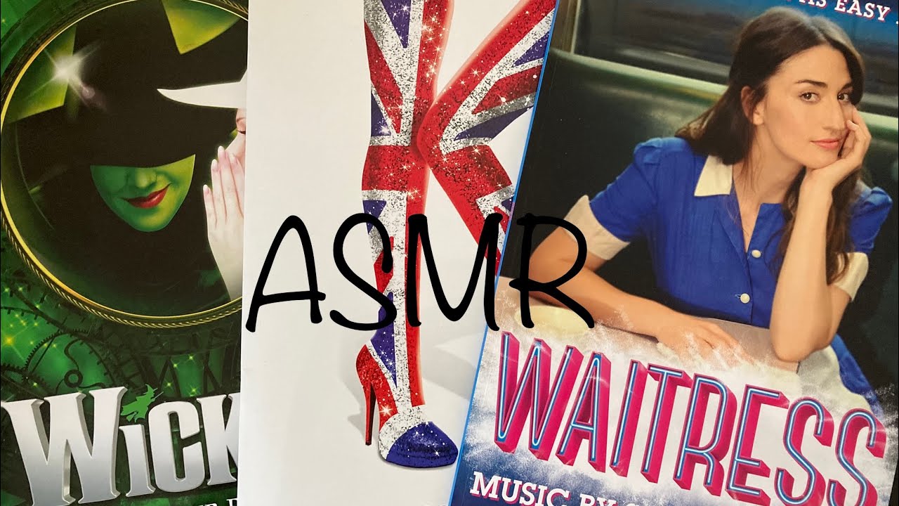 ASMR - Theatre Programmes - Book Tapping, Page Turning, Whispers