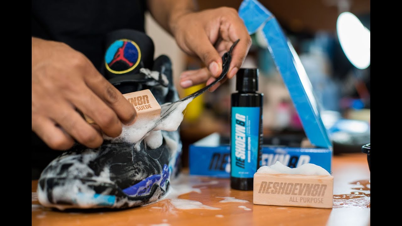 Restorations with Vick - Air Jordan Aqua 8 Deep Cleaning & Midsole Repaint