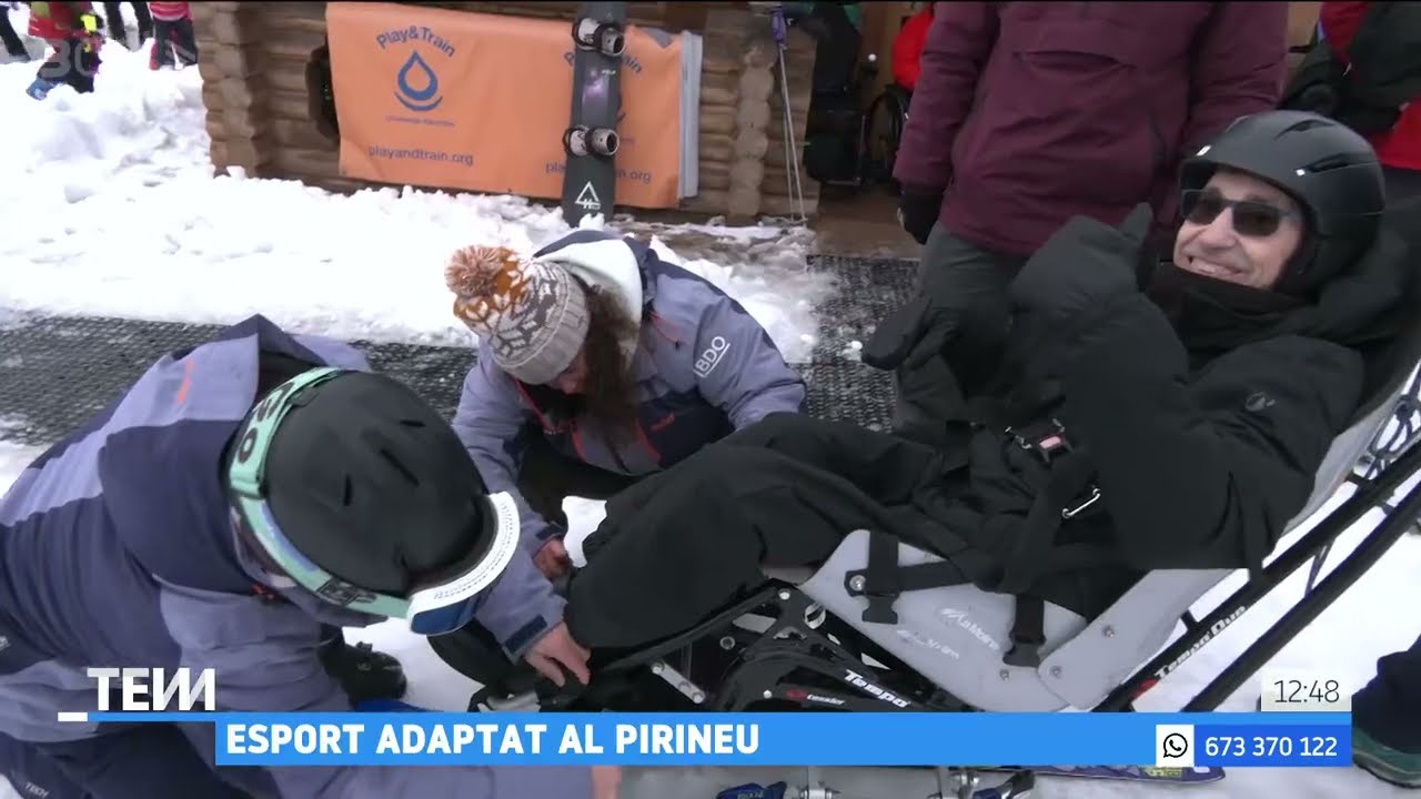 ESQUÍ DISCAPACITATS A LA MOLINA PLAYANDTRAIN