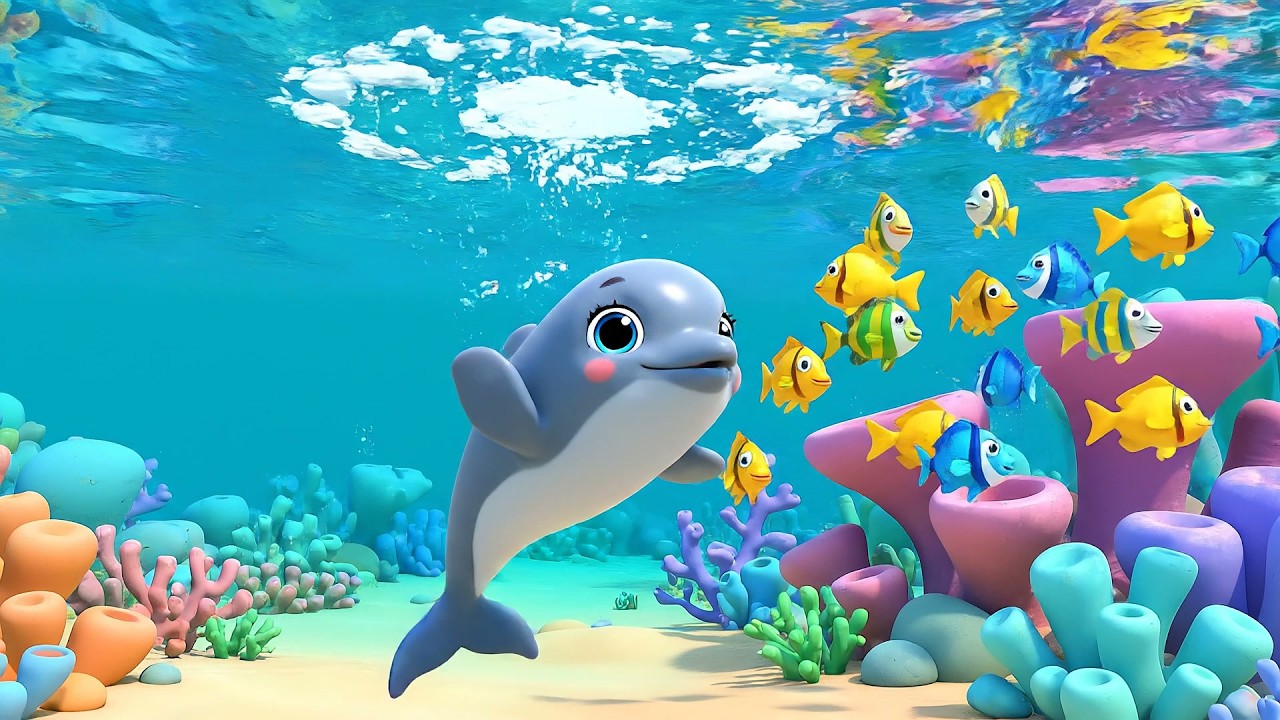 El Delfín Bebé Dice Iii Iii Iii | Canciones del Mar y Rimas Infantiles