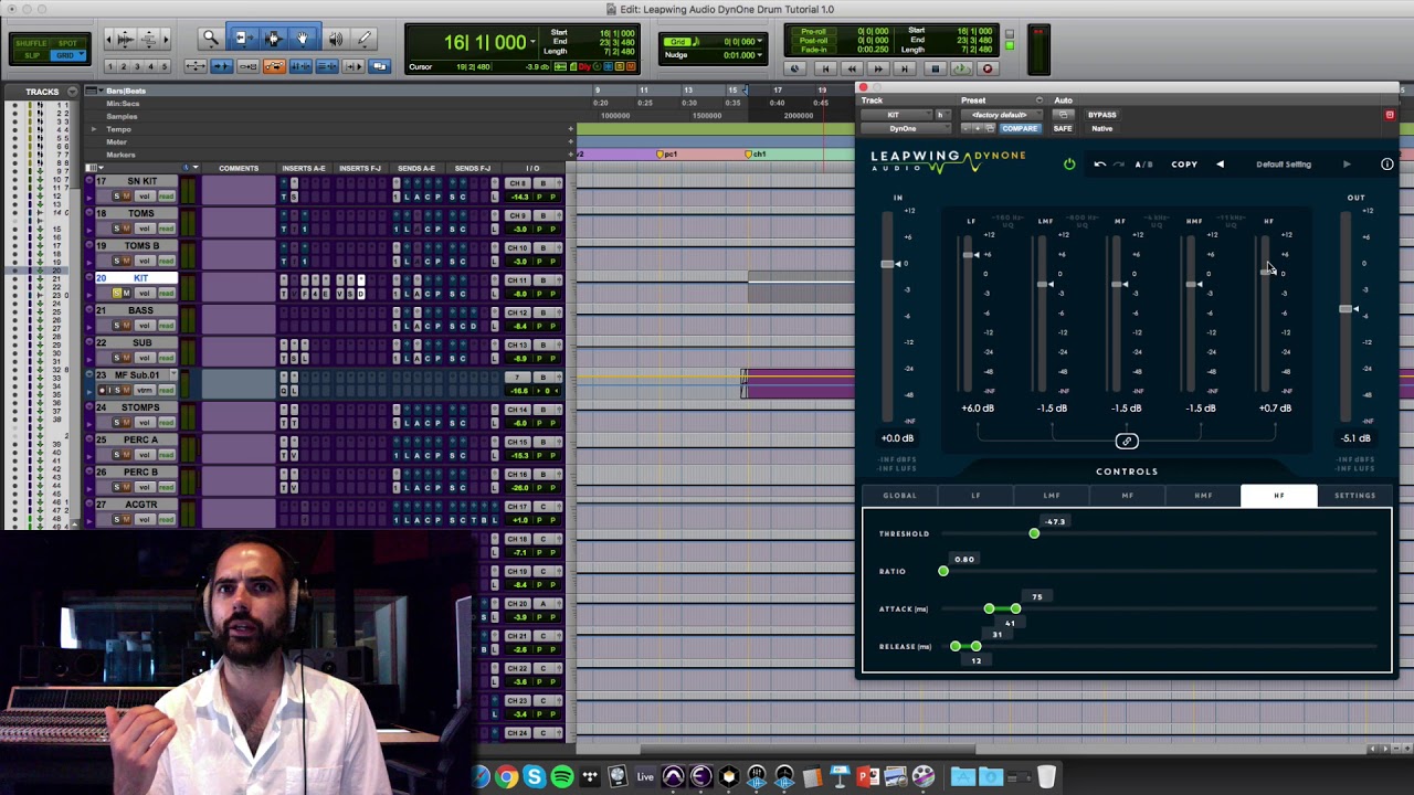 Tutorial: Enhance your drums with Leapwing Audio DynOne