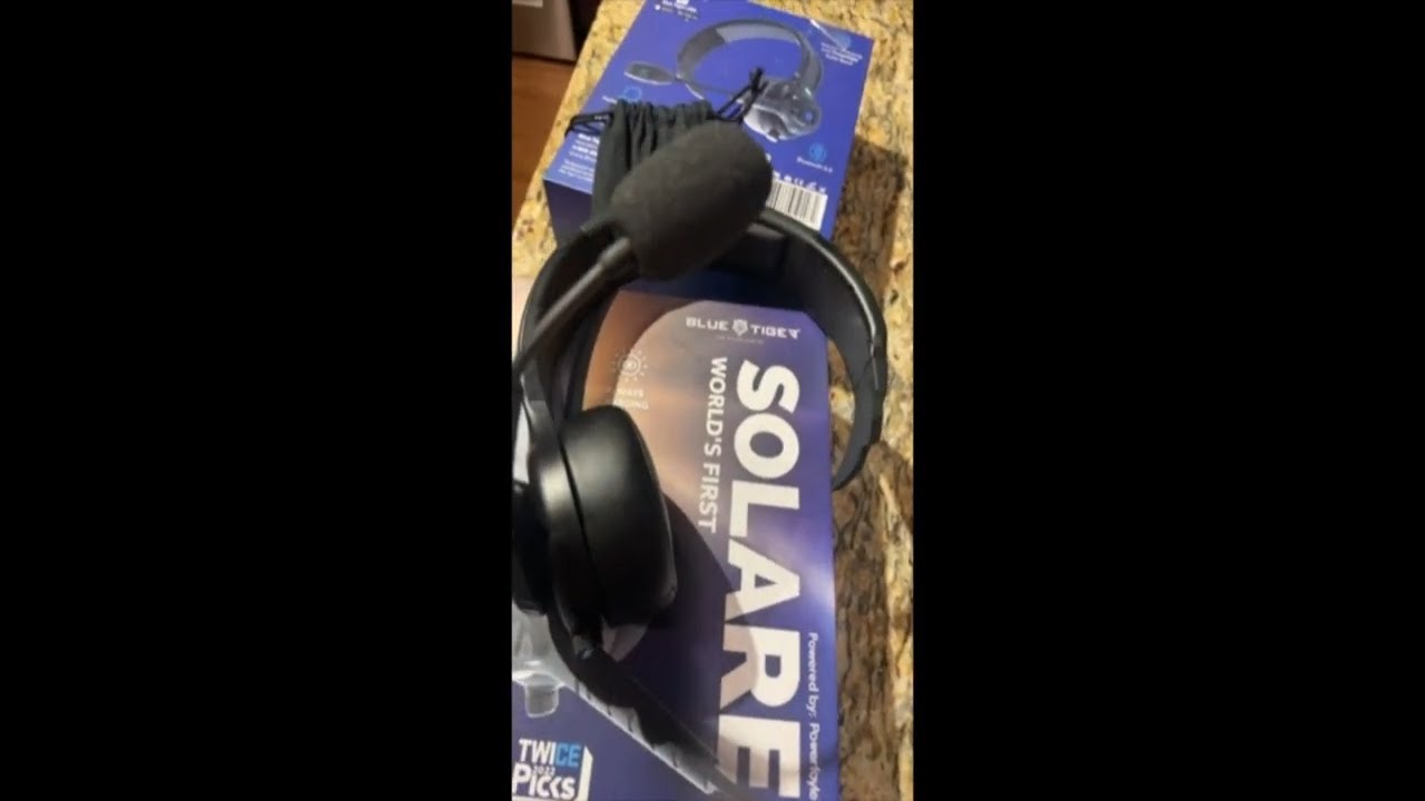 Blue Tiger Solare Wireless Headset Review & User Manual | Noise Cancellation Headset with Microphone