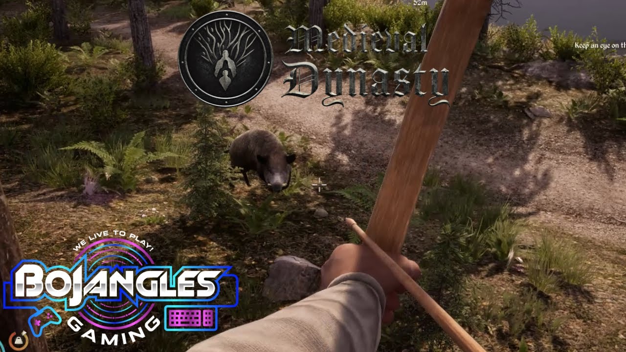 Establishing our Dynasty / We had to clear the hogs out to build / Medieval Dynasty / Oxbow