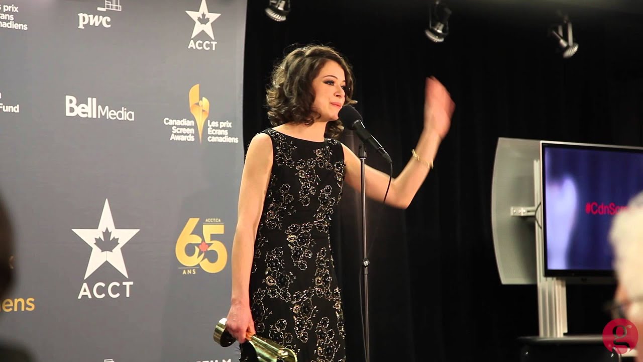 Tatiana Maslany talks 'Orphan Black' at Canadian Screen Awards