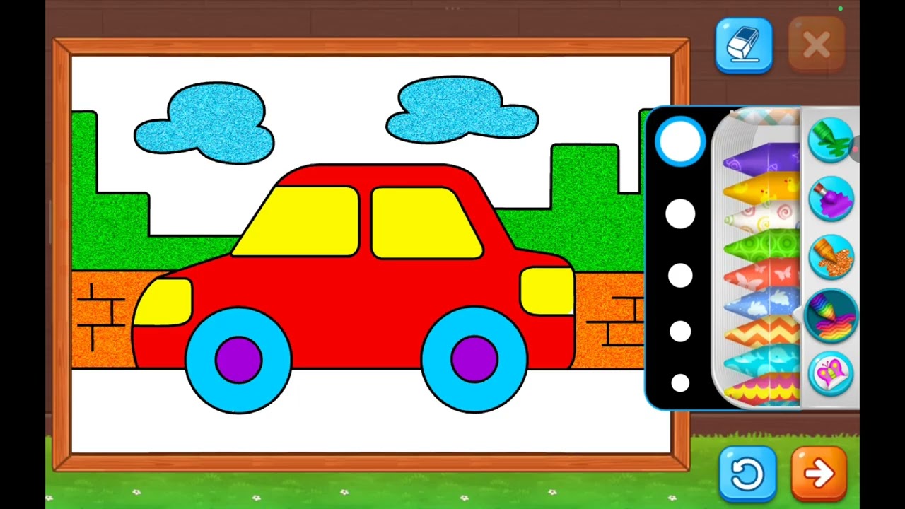 “Coloring a Car 🚗🏙️ | Learn Colors for Kids | Tiny Color Tales”