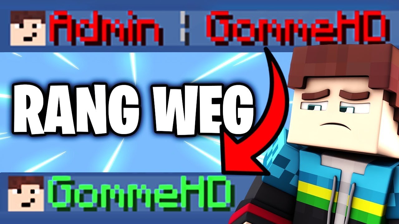 Ich VERLIERE meinen ADMIN RANG...