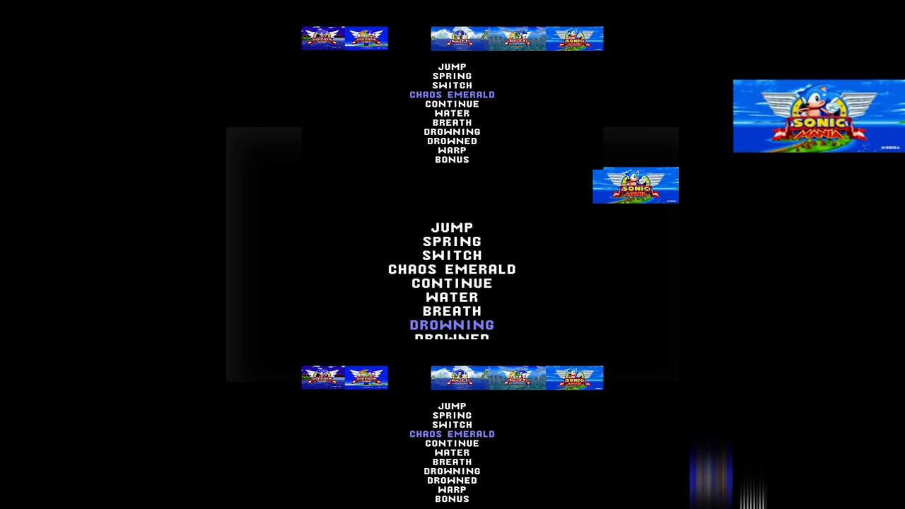 YTPMV Sonic the Hedgehog Sound Effect and Jingle Comparison (Updated) Scan