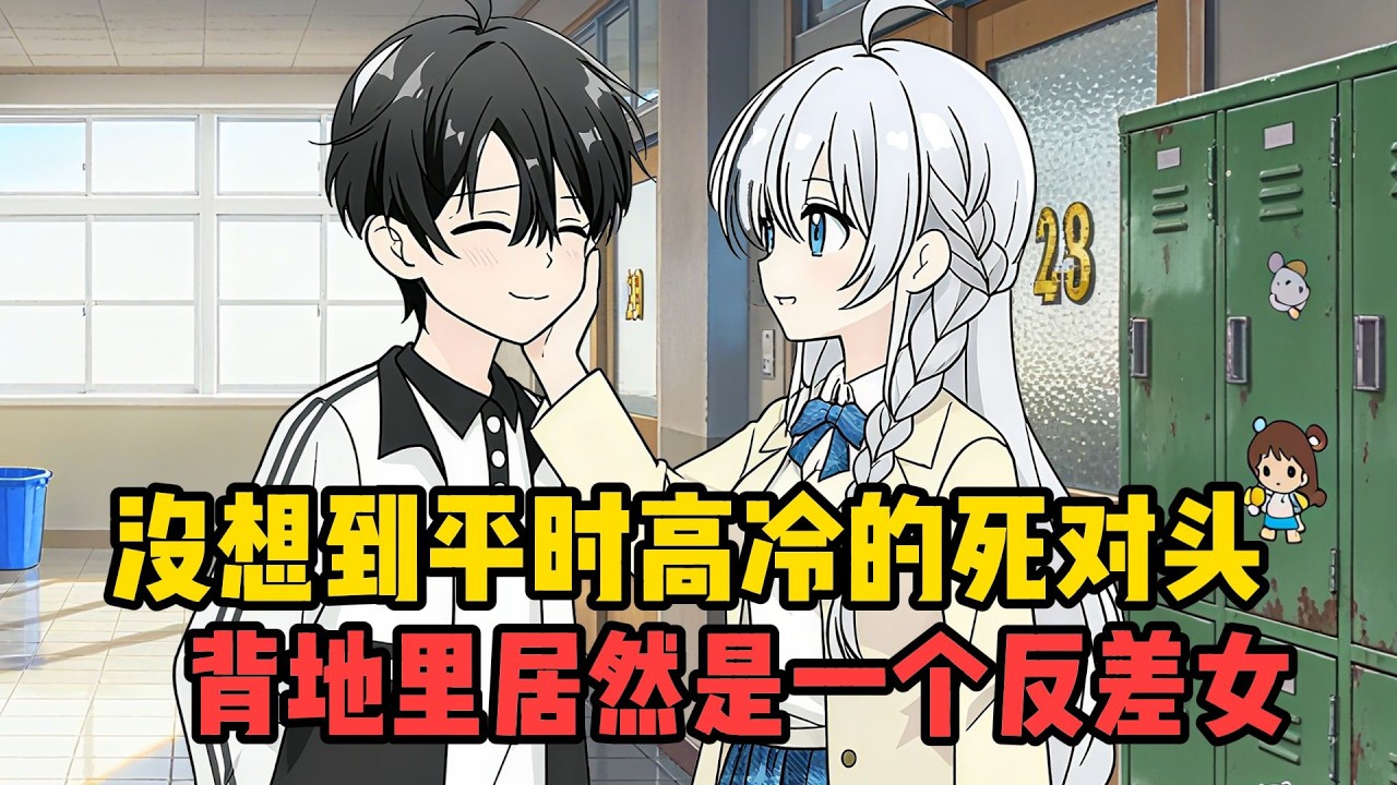 沒想到平時高冷的死對頭，背地裏居然是壹個反差女1-3