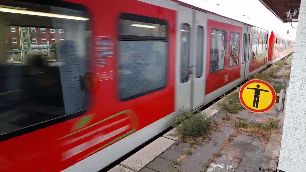 Einfahrt S3 nach Neugraben in Veddel ( Ballinstadt)