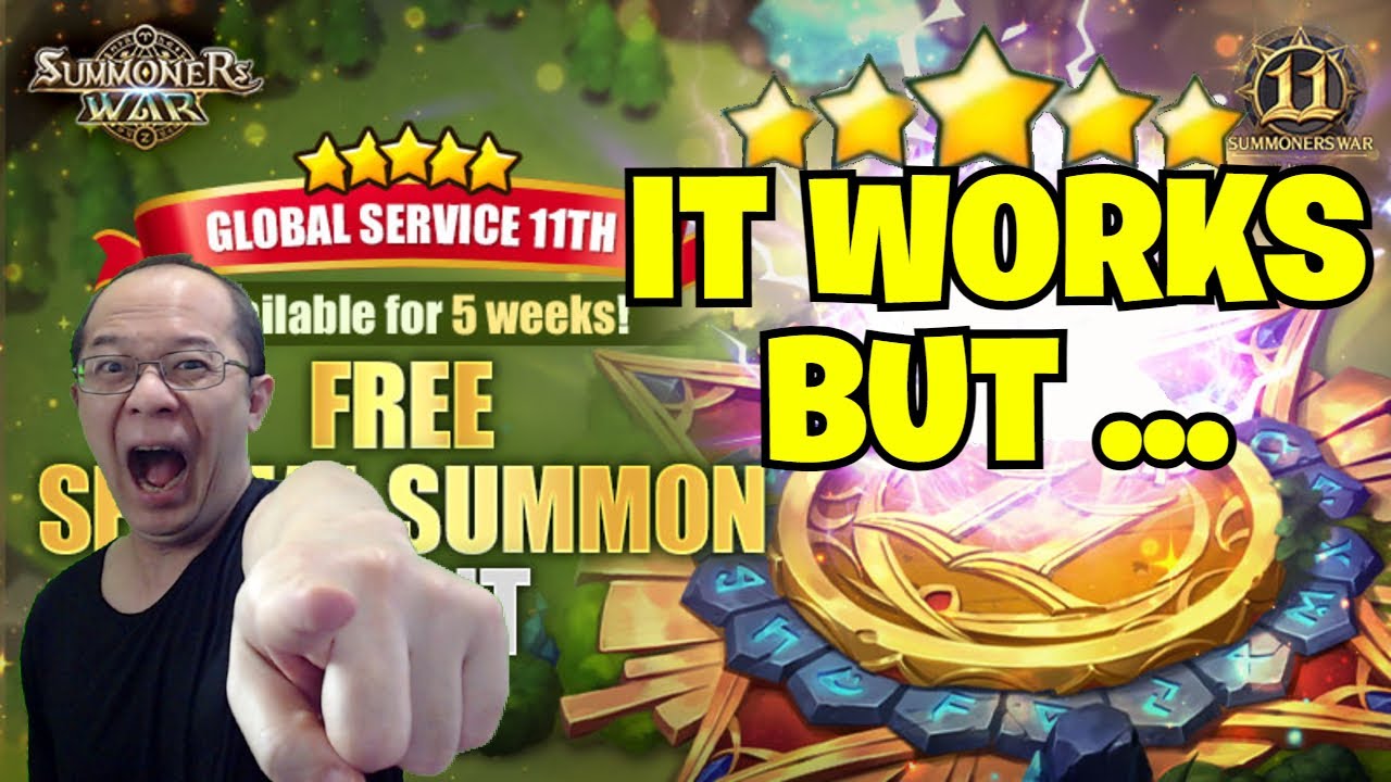 THIS IS TOO FUNNY!!! FREE SP SUMMONS on 12 Accounts (Summoners War)