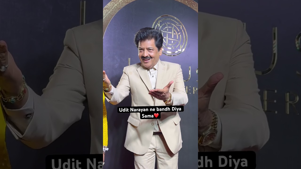 Udit Narayan ne bandh Diya Sama❤️ 