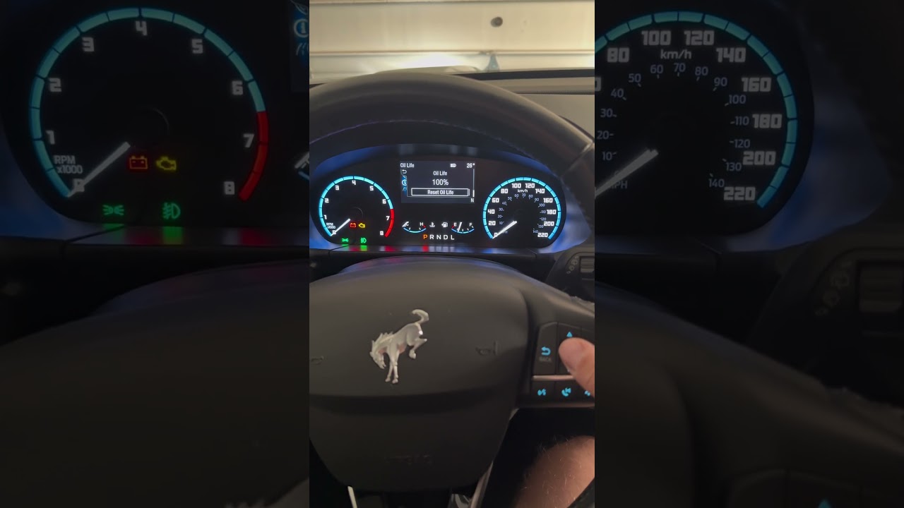 Reset Oil Life Ford Bronco Sport 2021&ndash;2024 (All Models Including Big Bend)