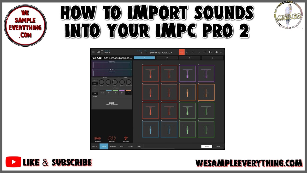 How to import sound into your iMPC Pro 2 app