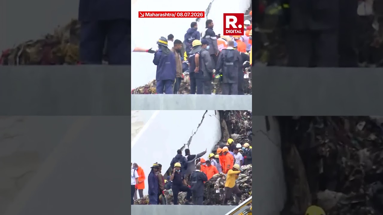 HORRIFIC! Giant Garbage Mountain Collapses on Pune Building &ndash; 16 Workers Trapped Inside