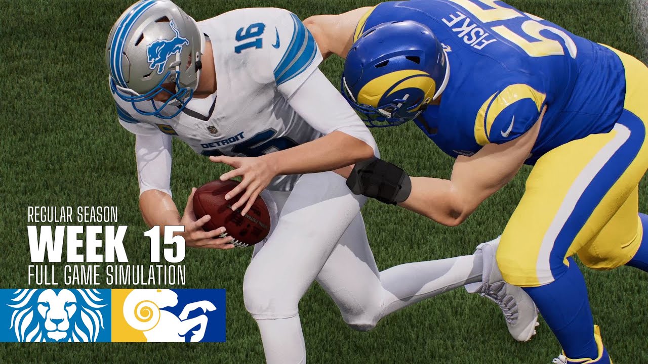 Lions vs. Rams | 2025-26 Season Week 15 | Madden NFL 26 Simulation