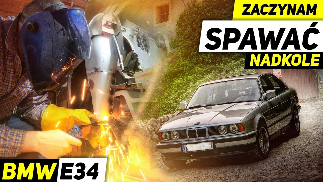 BMW e34 | part 2 | POV | Naprawiam nadkole w moim #BMW. Progi były zjedzone do zera!