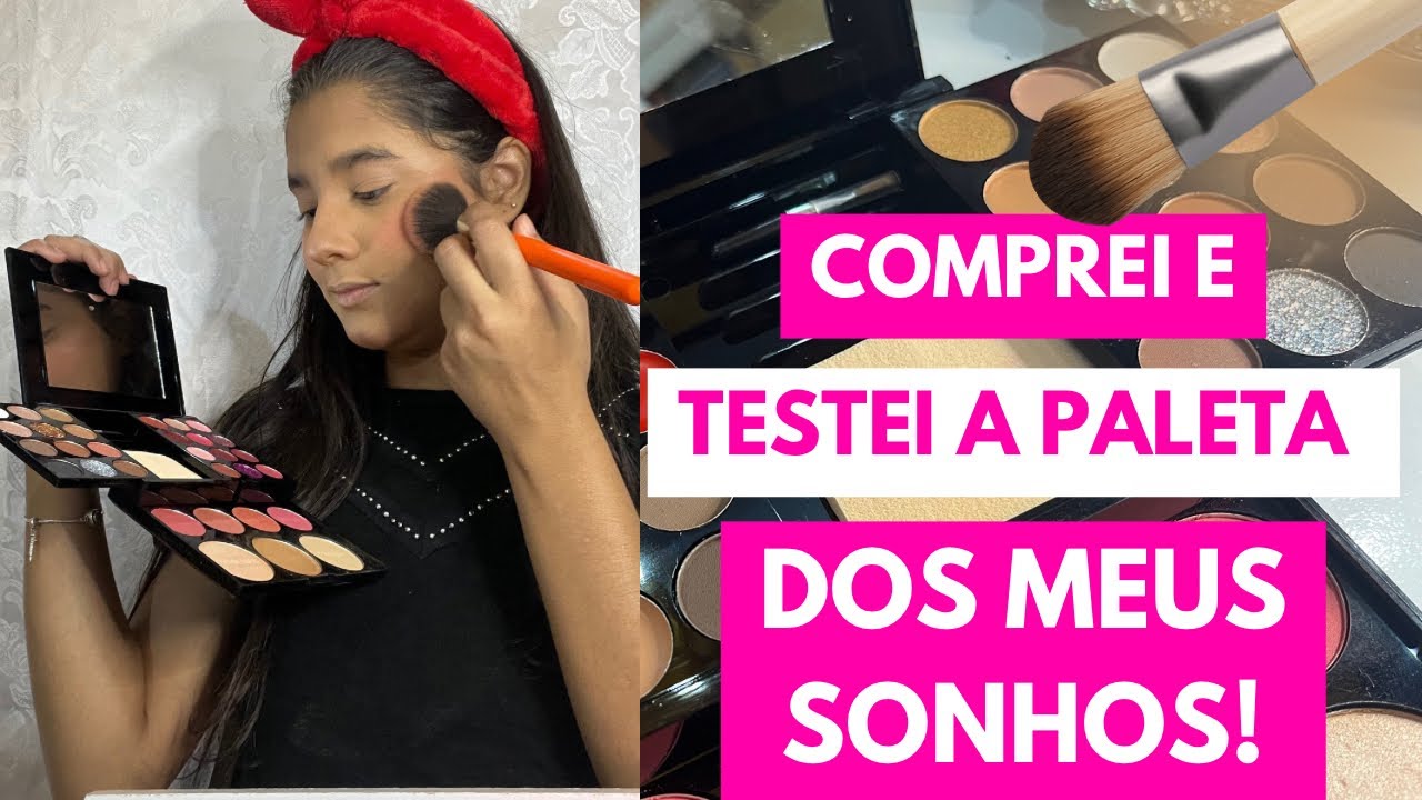 Comprei e Testei o kit de maquiagem Sarah’S Beauty💄