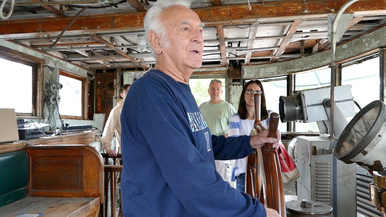 Coast Guard Veteran, 79, Revisits His Ship, Lilac