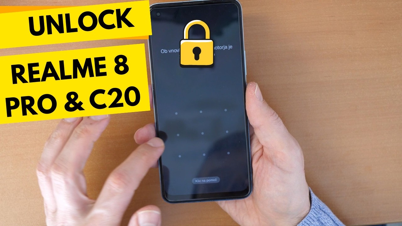 Realme C20 & 8 Pro / Remove Pattern / PIN / Screen Lock / Hard Reset Tutorial