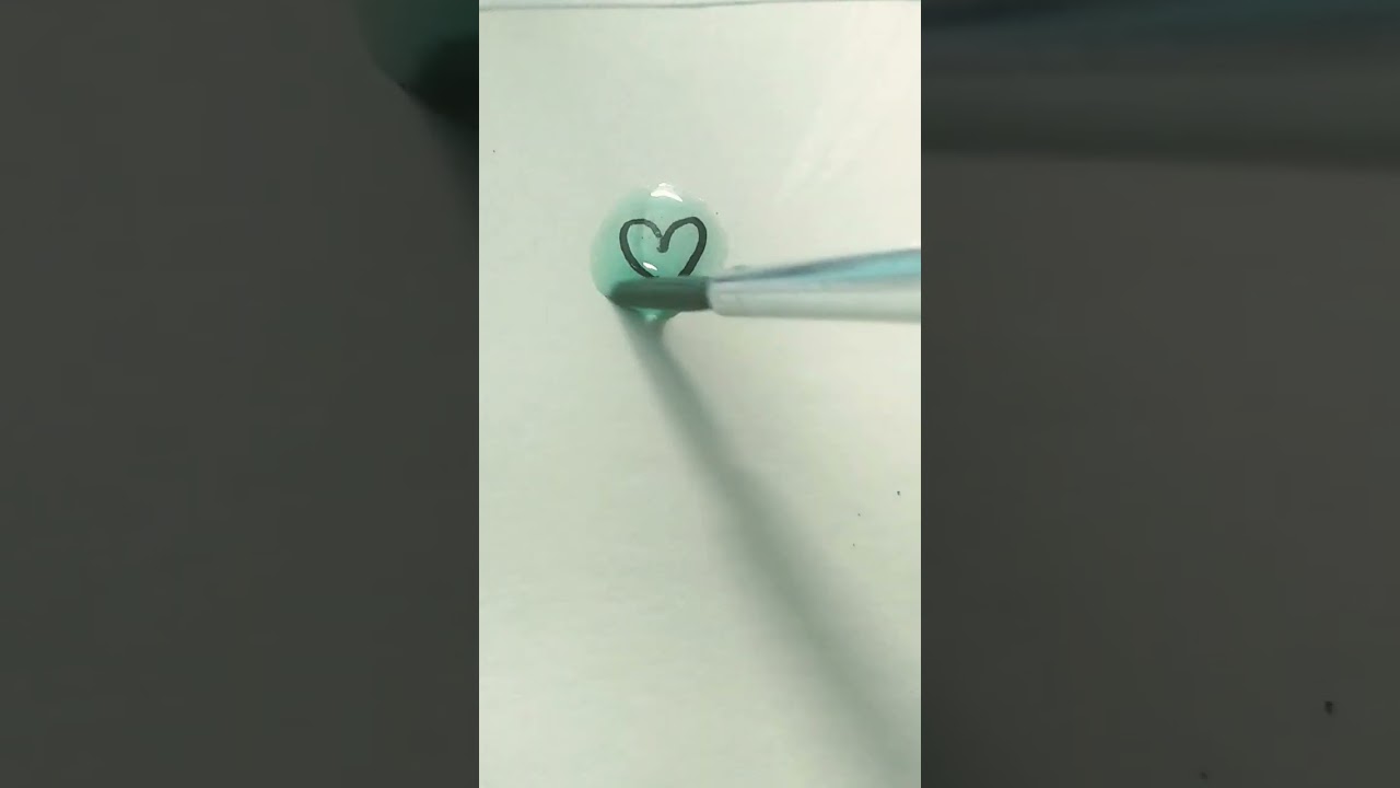 real heart ❤️ water reflection 😍 