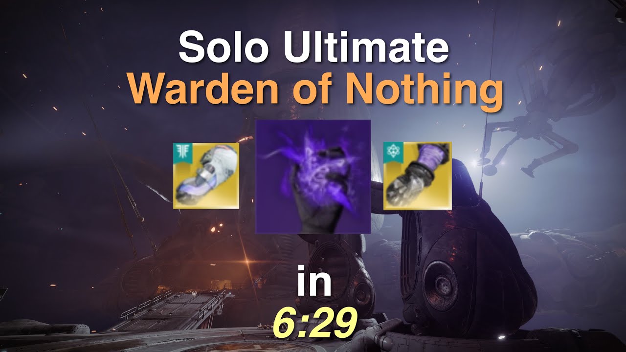 Solo Ultimate: Warden of Nothing in 6:29