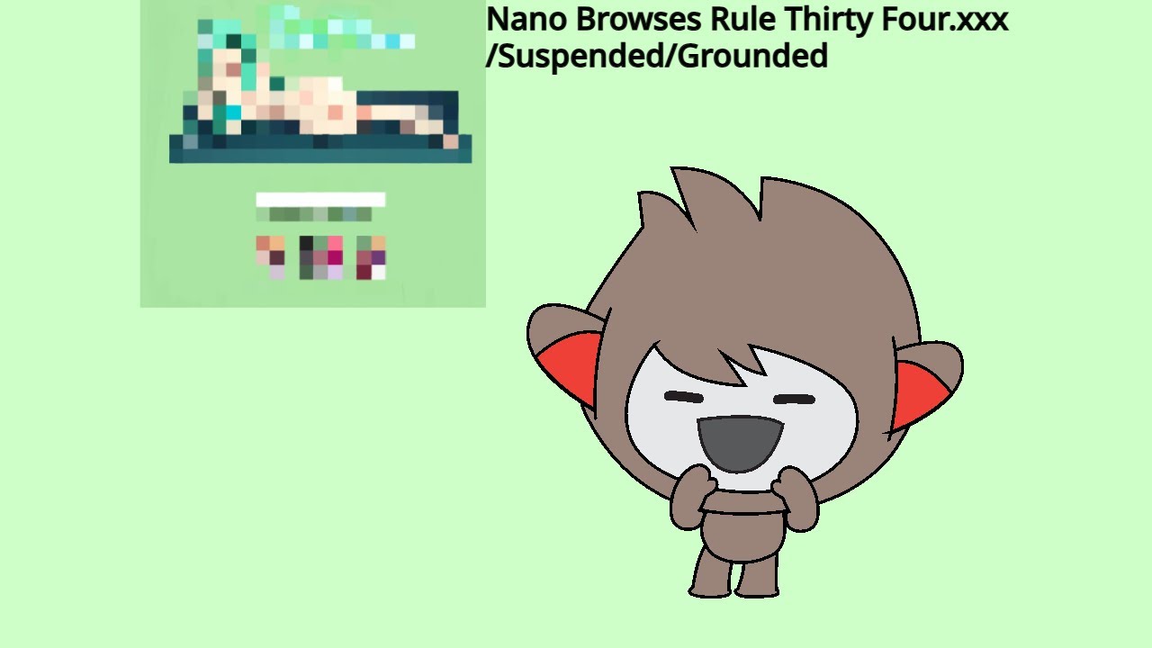 Nano Browses Rule 34.xxx/Suspended/Grounded