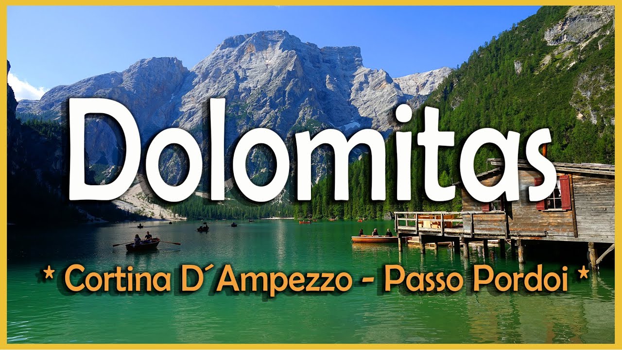 Dolomitas | Cortina D´Ampezzo | Passo Pordoi en 4K Ultra HD - Viaje por los Alpes italianos