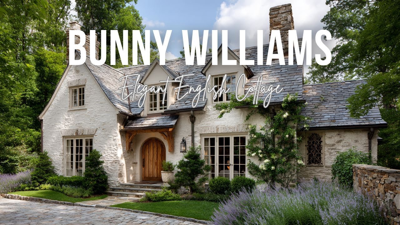 Elegant English Cottage House Inspired by Bunny Williams and Traditional British Design