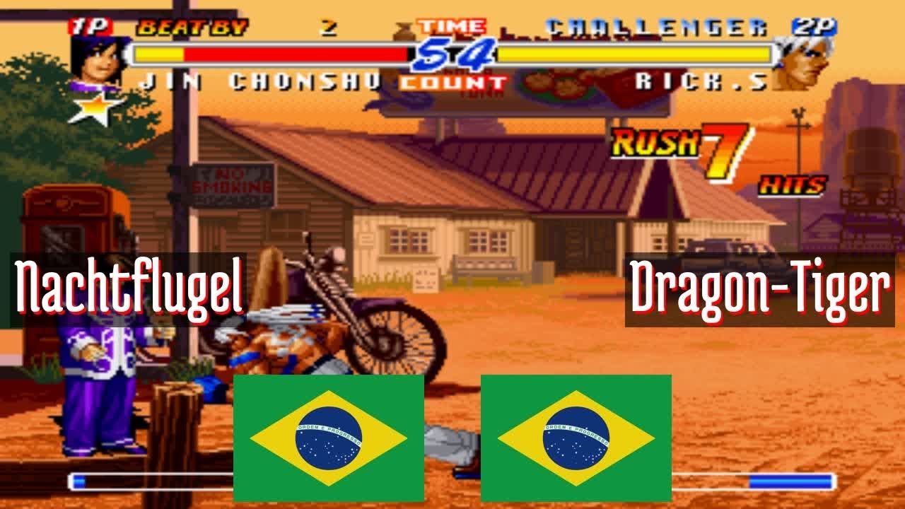 FT5 @rbff2h: Nachtflugel (BR) vs Dragon-Tiger (BR) [Real Bout Fatal Fury 2 rbff2 Fightcade] Nov 20