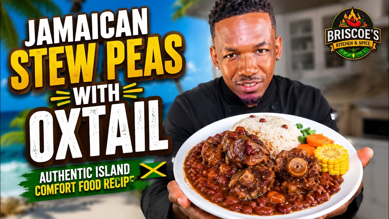 Jamaican Stew Peas with Oxtail | Authentic Island Comfort Food Recipe