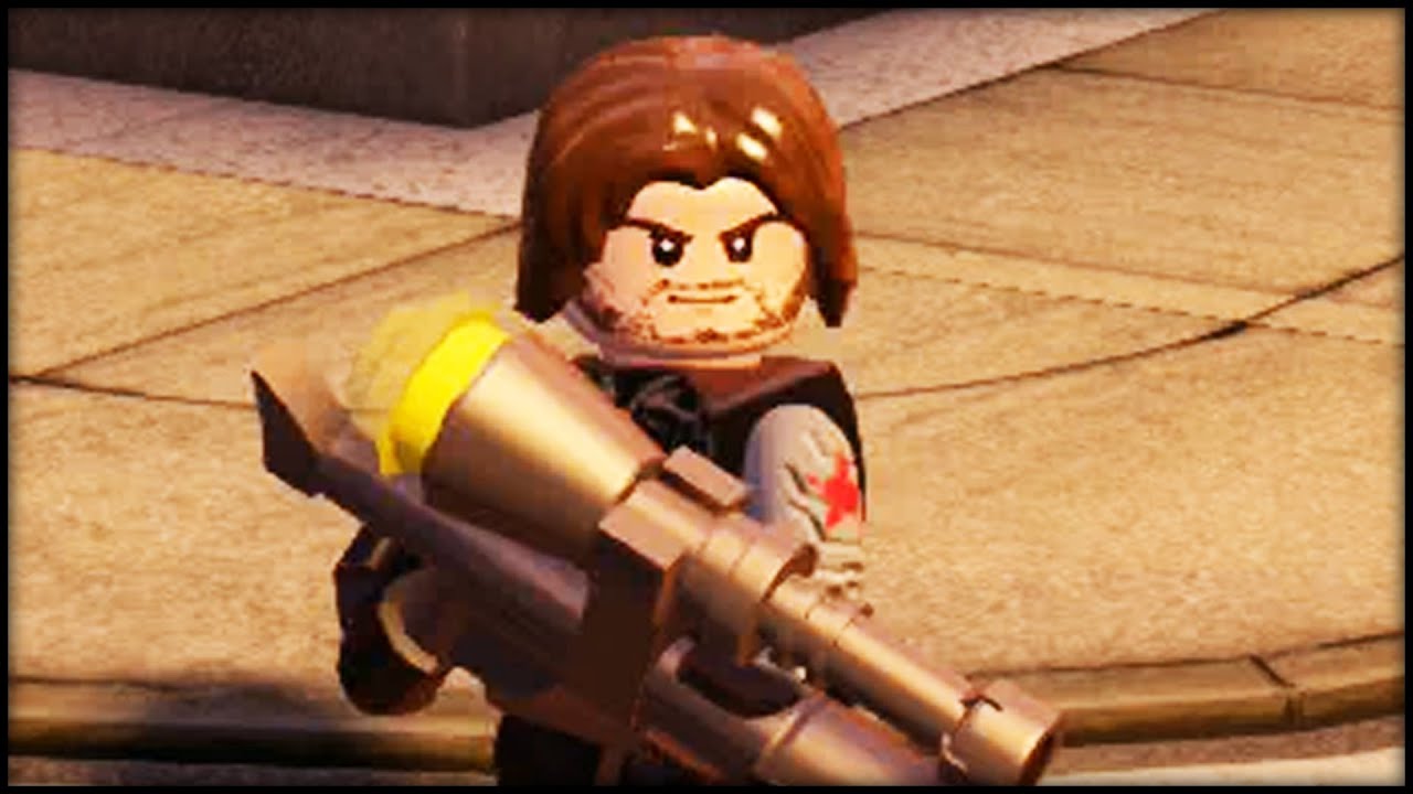 LEGO MARVEL AVENGERS - Winter Soldier Free Roam Gameplay (Civil War DLC)