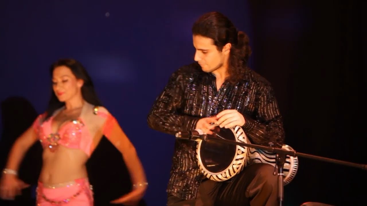 Belly Dance drum solo Elena Ramazanova and Artem Uzunov. Darbuka solo tabla
