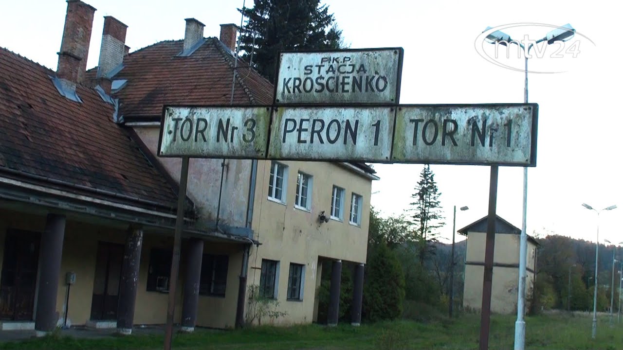 Dworzec kolejowy widmo w Krościenku przy granicy z Ukrainą