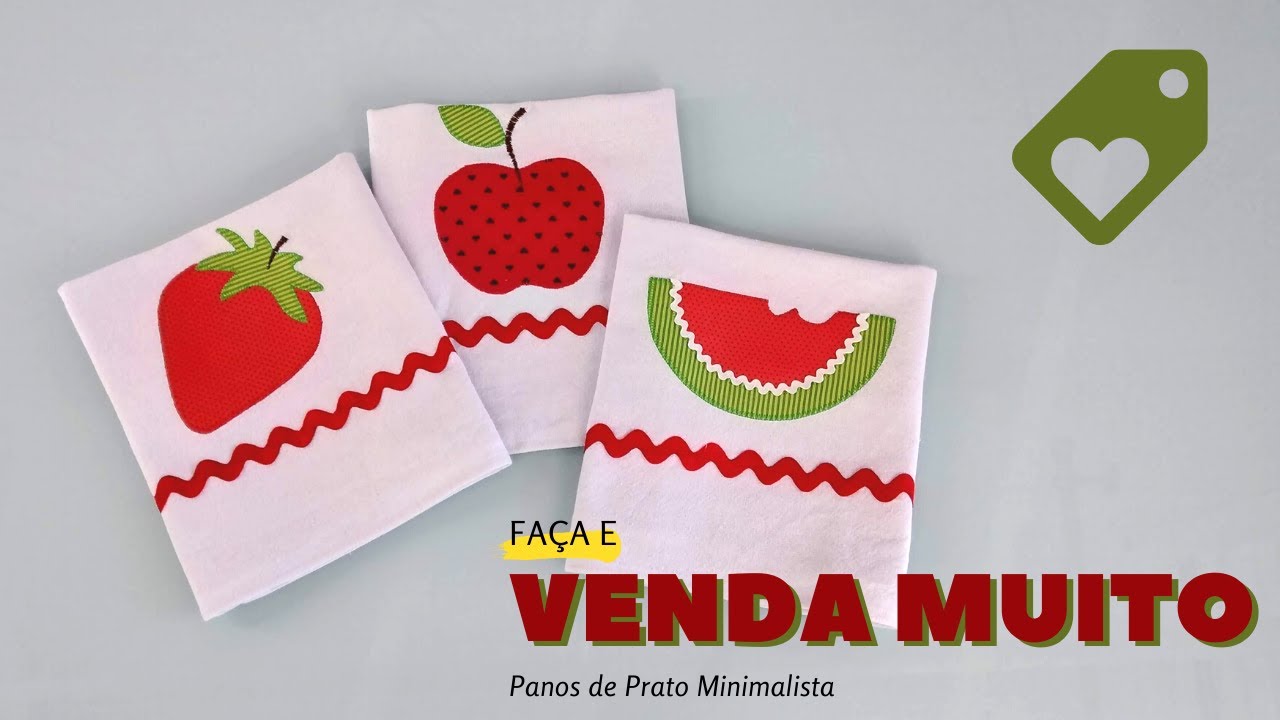PANO DE PRATO MINIMALISTA
