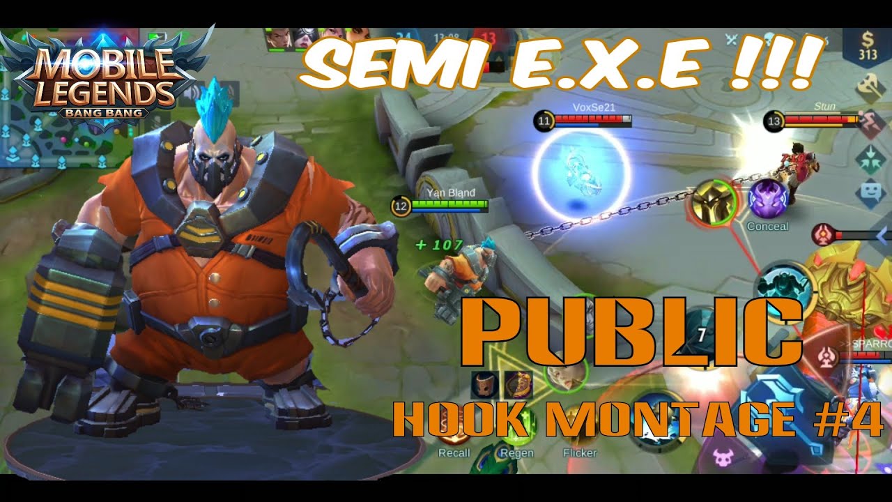 FRANCO PUBLIC HOOK MONTAGE #4 - SUKA DUKA SOLO RANKED ? | Mobile legends