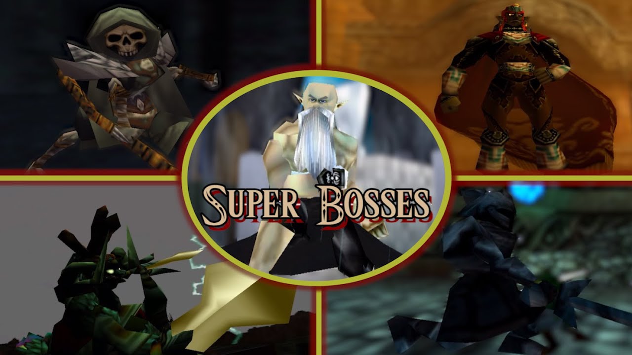 Super Bosses - No Commentary || ZELDA ULTIMATE TRIAL #4